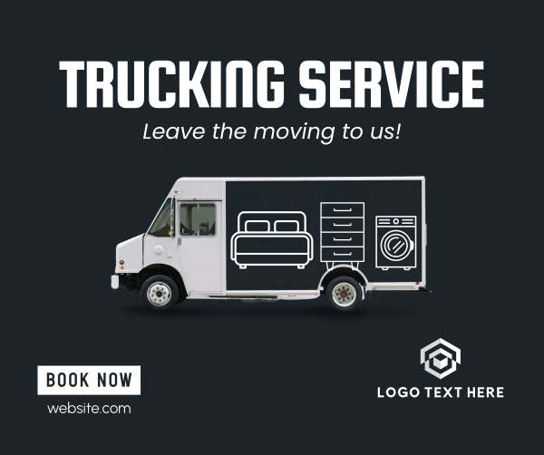 Leave The Moving To Us Facebook Post Design