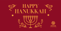 Hanukkah Candles Facebook ad Image Preview