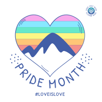 Love Mountain Instagram Post Design