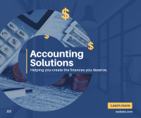 Accounting Solution Facebook Post Design