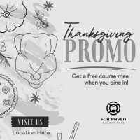 Hey it's Thanksgiving Promo Linkedin Post Image Preview