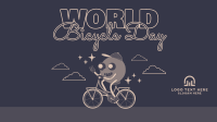 Celebrate Bicycle Day Facebook Event Cover Design