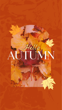 Hello There Autumn Greeting Video Image Preview