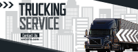 Truck Moving Service Facebook Cover Image Preview