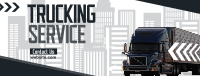 Truck Moving Service Facebook cover Image Preview
