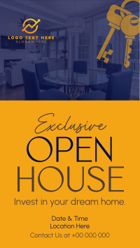 Elegant Open House Video Image Preview