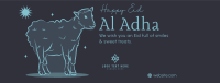 Eid Al Adha Lamb Facebook cover Image Preview