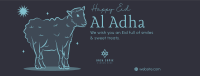 Eid Al Adha Lamb Facebook Cover Design