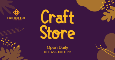 Craft Store Timings Facebook ad Image Preview