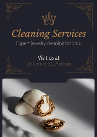 Lux Jewelry Cleaning Services Flyer Design