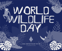 Rustic World Wildlife Day Facebook post Image Preview