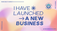 New Business Launch Gradient Animation Image Preview