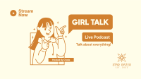 Girl Talk Facebook Event Cover Image Preview