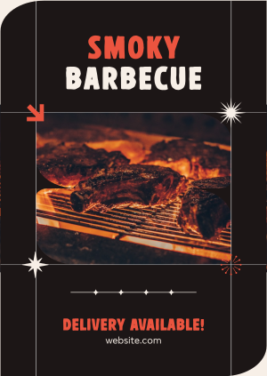 BBQ Delivery Available Poster Image Preview