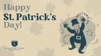 Saint Patrick's Day Greeting Facebook Event Cover Design