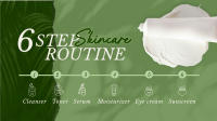 6-Step Skincare Routine Facebook Event Cover Design
