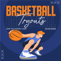 Basketball Tryouts Instagram post Image Preview
