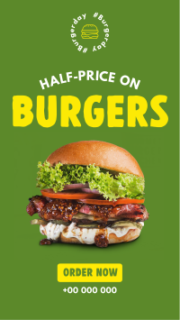 Best Deal Burgers Instagram Story Design