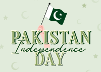 Pakistan's Day Postcard Design