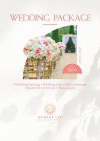 Wedding Flower Bouquet Flyer Design