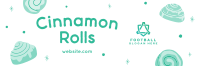 Quirky Cinnamon Rolls Twitter header (cover) Image Preview