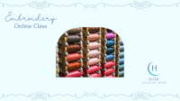 Embroidery Materials Zoom Background Image Preview