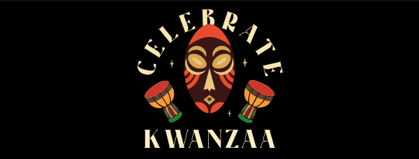 Kwanzaa African Mask  Facebook Cover Design Image Preview