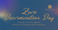 Zero Discrimination Day Facebook ad Image Preview