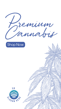 Premium Marijuana Facebook story Image Preview