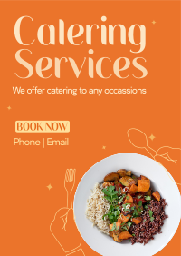 Catering At Your Service Flyer Design