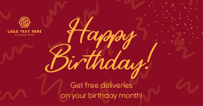 Doodly Birthday Promo Facebook ad Image Preview
