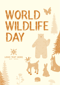 Forest Animals Wildlife Flyer Image Preview