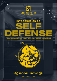 Intro to Self Defense Poster Design