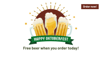 Cheers Beer Oktoberfest Facebook Event Cover Design