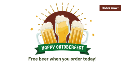 Cheers Beer Oktoberfest Facebook event cover Image Preview