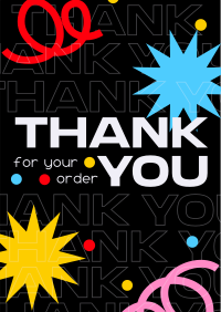 Bold Shapes Generic Thank You Poster Image Preview
