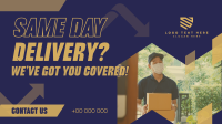 Courier Delivery Services Animation Image Preview
