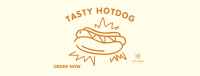 Tasty Hotdog Facebook Cover Image Preview