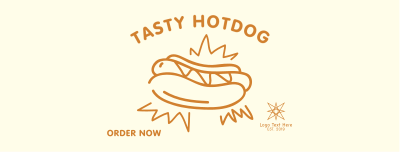 Tasty Hotdog Facebook cover Image Preview
