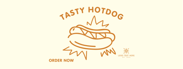 Tasty Hotdog Facebook Cover Design Image Preview