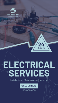 Anytime Electrical Solutions Facebook Story Design