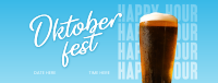 Oktoberfest Party Facebook cover Image Preview