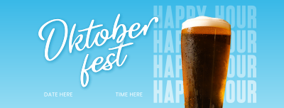 Oktoberfest Party Facebook cover Image Preview