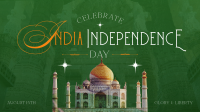 India Independence Taj Mahal Video Image Preview