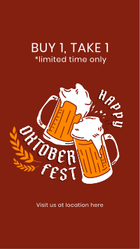 Oktoberfest Celebration Facebook Story Image Preview