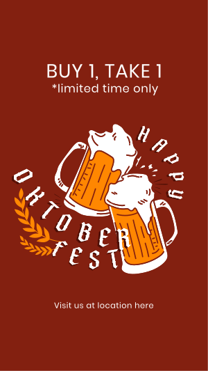 Oktoberfest Celebration Facebook story Image Preview