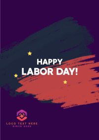 Labor Day Chalk Poster Image Preview