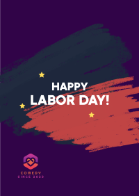 Labor Day Chalk Poster Image Preview