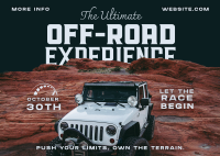 Off-road Adventure Event Postcard Preview