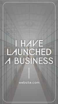 Minimalist Business Launch Instagram reel Image Preview